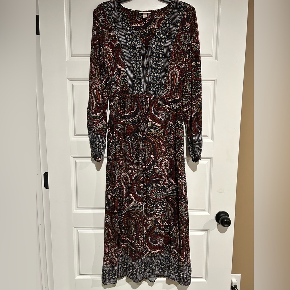 🛑 SOLD~Printed Dress NWOT